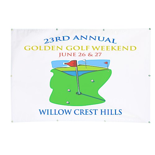 Vinyl Full Color Banner - 4' x 6' Main Image