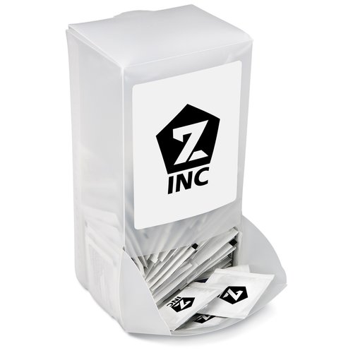 Plastic Dispenser Box w/Antibacterial Sanitizer Wipes Main Image