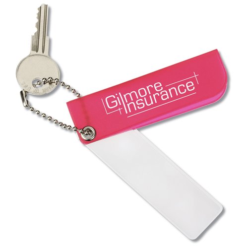Slim Magnifier Key Tag - Closeout Main Image