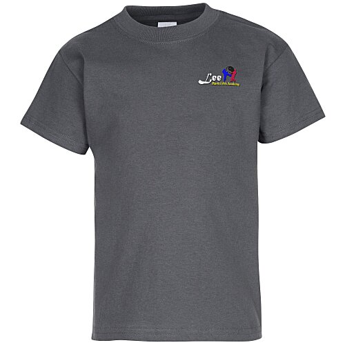 Hanes Authentic T-Shirt - Youth - Embroidered Main Image