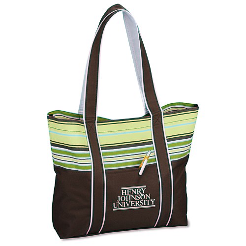 West Hampton Tote - Stripes Main Image