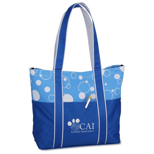 West Hampton Tote - Bubble Explosion Main Image