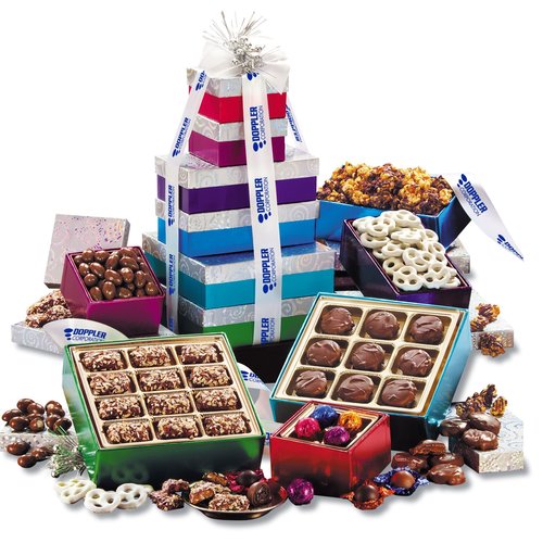 Vibrant Supreme Chocolate Tower Main Image