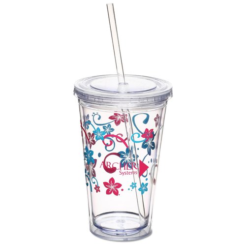 Spirit Tumbler - 16 oz. - Flowers Main Image