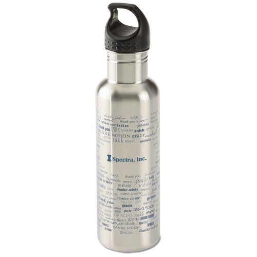 h2go Bolt Stainless Bottle - 24 oz. - Thanks Main Image