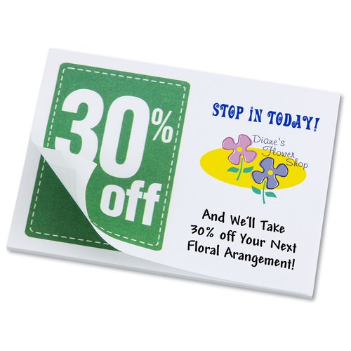 Post-it® Discount Coupons - 3" x 4" - 25 Sheet - 30% Main Image