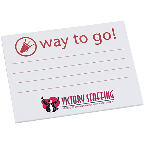 Post-it® Recognition Notes - 3" x 4" - 25 Sheet - Way to Go Main Image