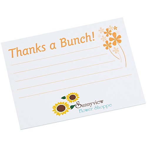 Post-it® Recognition Notes - 3" x 4" - 25 Sheet - Thanks a Bunch Main Image