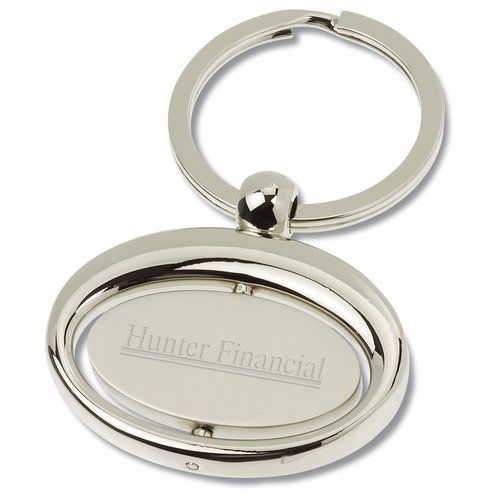 Oval Rotating Key Tag Main Image