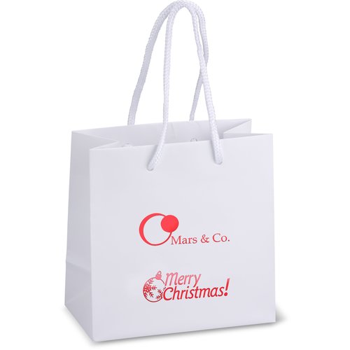 Holiday Matte Eurotote - 6-1/2" x 6-1/2" - Merry Christmas Main Image