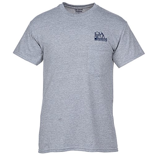 Gildan 5.5 oz. DryBlend 50/50 Pocket T-Shirt - Screen Main Image