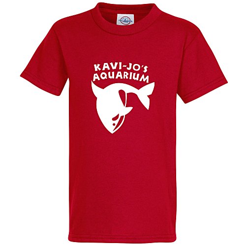 5.2 oz. Cotton T-Shirt - Youth - Screen Main Image
