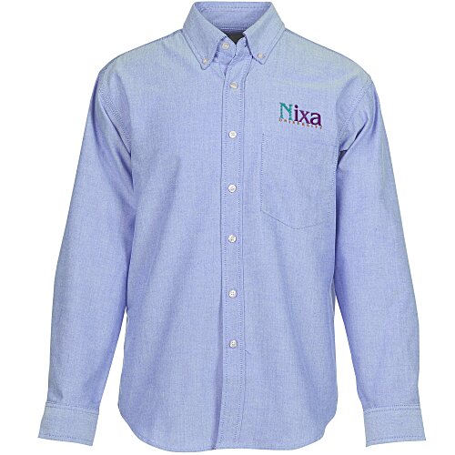 Blue Generation Long Sleeve Oxford - Men's - Solid Main Image