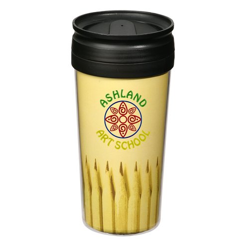 Full Color Travel Tumbler - 16 oz. - Pencil Photo Main Image