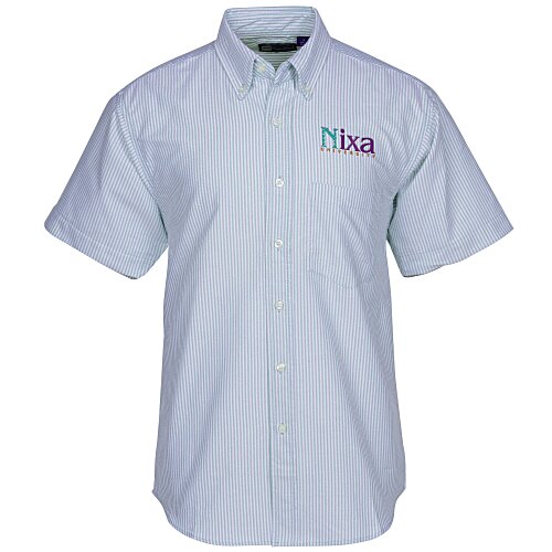 Blue Generation Short Sleeve Oxford - Men's - Stripes Main Image