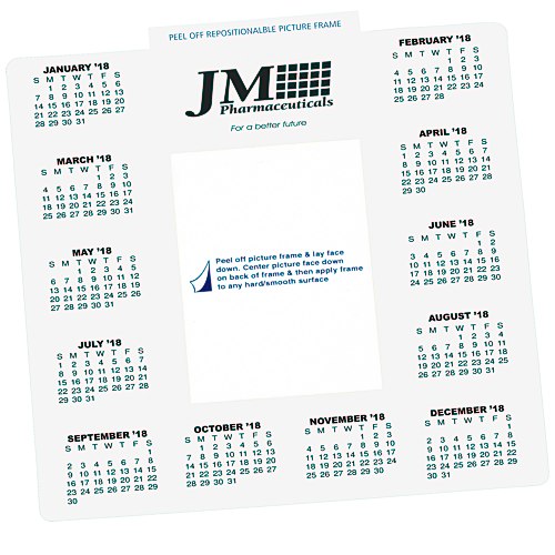 Repositionable Photo Frame Calendar Main Image