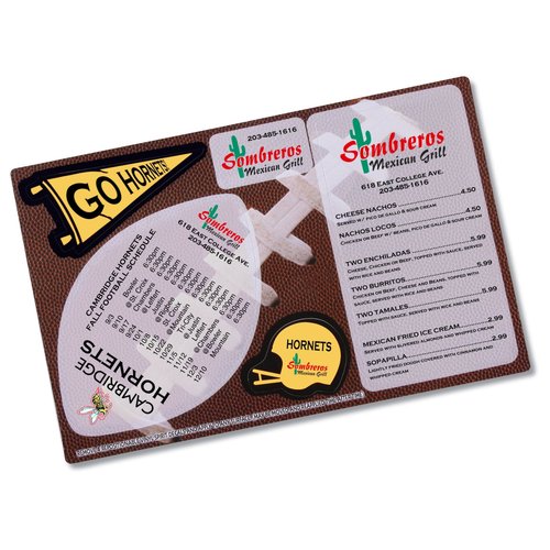 Repositionable Sticker Spirit Card - Football Main Image