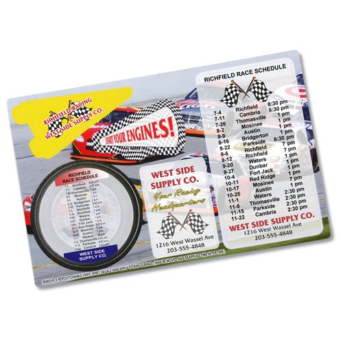Repositionable Sticker Spirit Card - Nascar Main Image