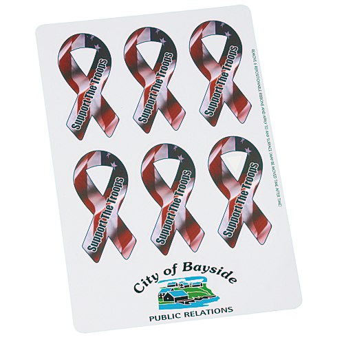 Repositionable Sticker - Mini Ribbon Sheet Main Image
