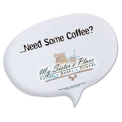 Repositionable Sticker Sign - Quote Balloon Main Image