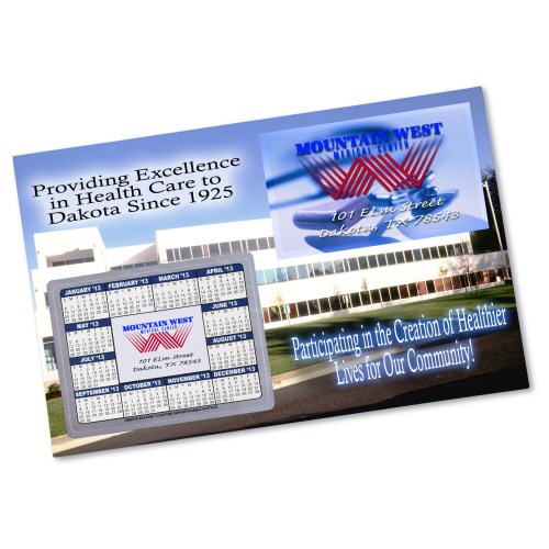 Repositionable Sticker - Postcard w/Business Card Main Image