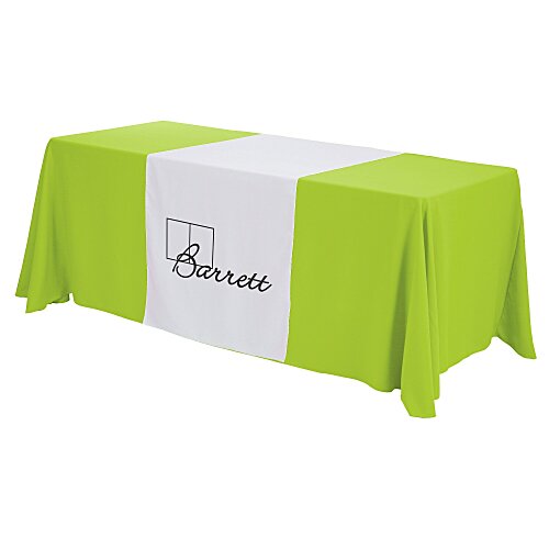 Serged 6-foot Closed-Back Table Throw and Runner Kit - 24 hr Main Image