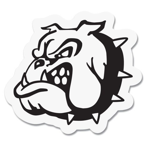 Custom Helmet Sticker - White - Small Main Image