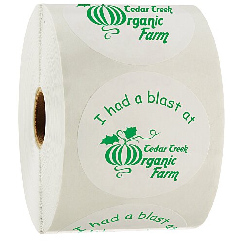 Value Sticker by the Roll - Circle - 2-1/2" Main Image