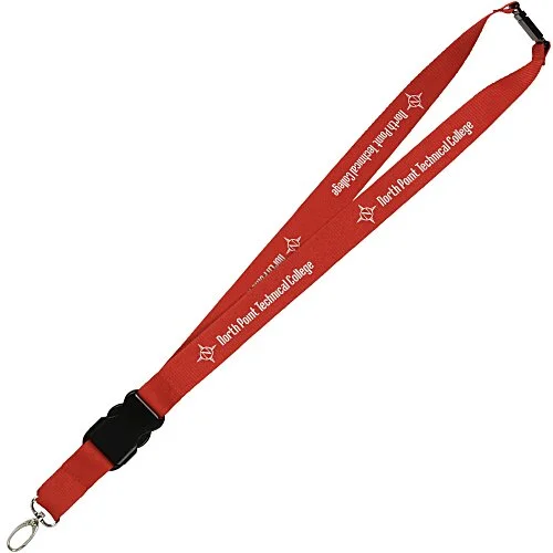 Polyester Lanyard — Black