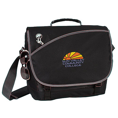 Freestyle Laptop Messenger Bag - Embroidered Main Image