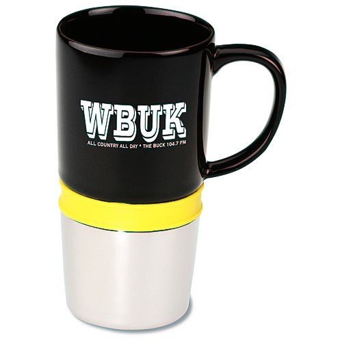 Monza Color Stripe Mug - 16 oz. Main Image