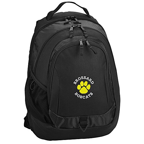 Life in Motion Primary Laptop Backpack - Embroidered Main Image