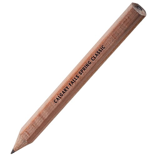 Natural Finish Golf Pencil - Hex Main Image
