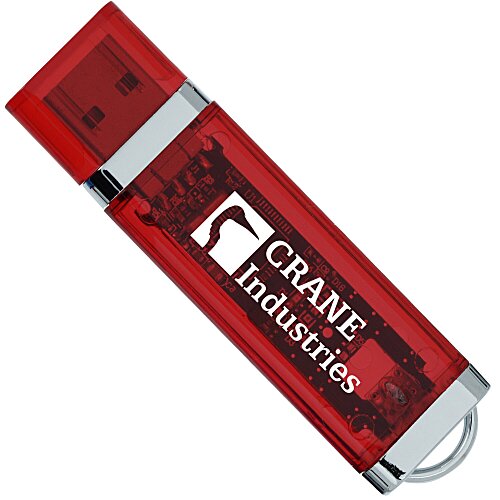 USB 2.0 Flash Drive - 4GB - Translucent Main Image