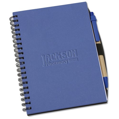 Recycled Brights Notebook w/Pen Main Image