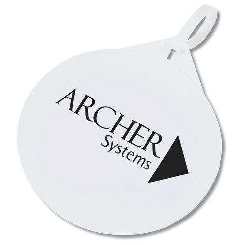 Round Golf Luggage Tag - Closeout Main Image