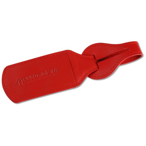 Colorplay Wraparound Leather Luggage Tag Main Image