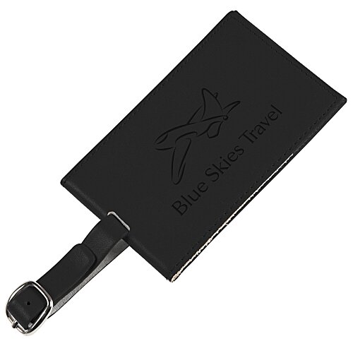 Colorplay Double Leather Luggage Tag Main Image