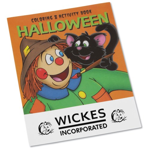 Halloween Coloring Book Main Image