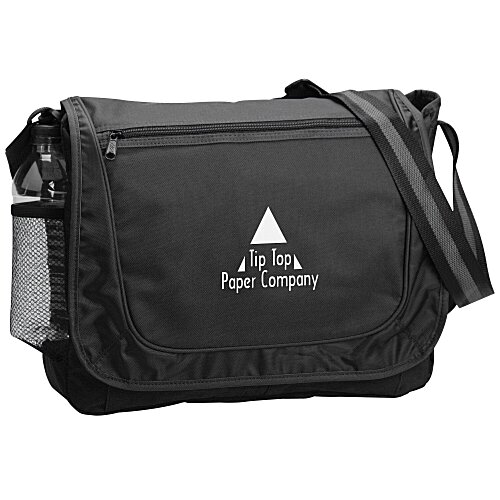 Stripe Strap Messenger Bag Main Image