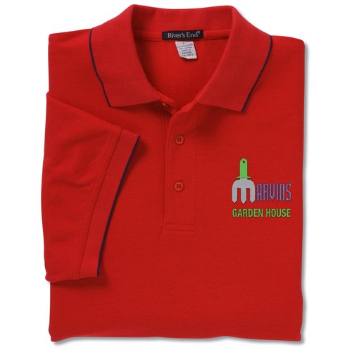 Solarshield UPF 30+ Easy Care Polo w/Tipping - Men's Main Image