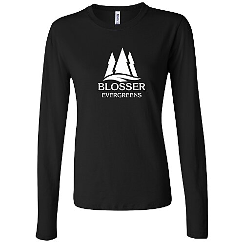 Bella+Canvas Long Sleeve Jersey T-Shirt - Ladies' Main Image