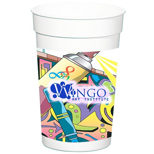 Full Color Wrap Stadium Cup - 17 oz. Main Image