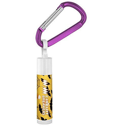 Holiday Lip Balm with Carabiner - Bats & Candy Corn Main Image