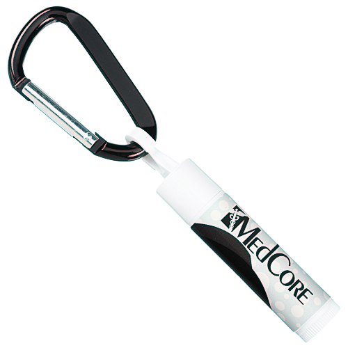 Holiday Lip Balm with Carabiner - Snowman Main Image