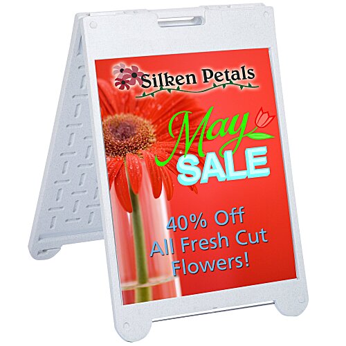 Sidewalk Messenger Sign - One Sided Main Image