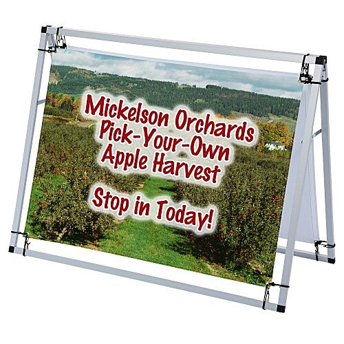 A-Frame Pro Outdoor Banner Sign - 4' Main Image