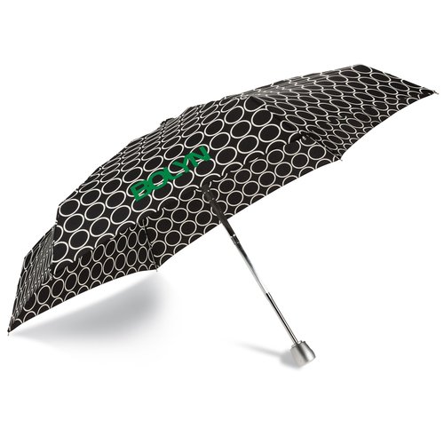 totes Mini Auto Open/Close Umbrella with Case - Metro Dot Main Image