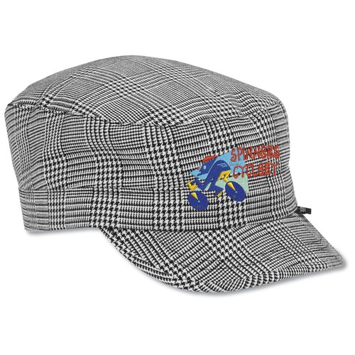 Peter Grimm Cadet Cap - Black Plaid Main Image