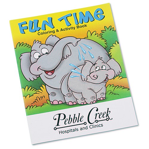 Fun Time Coloring Book Main Image
